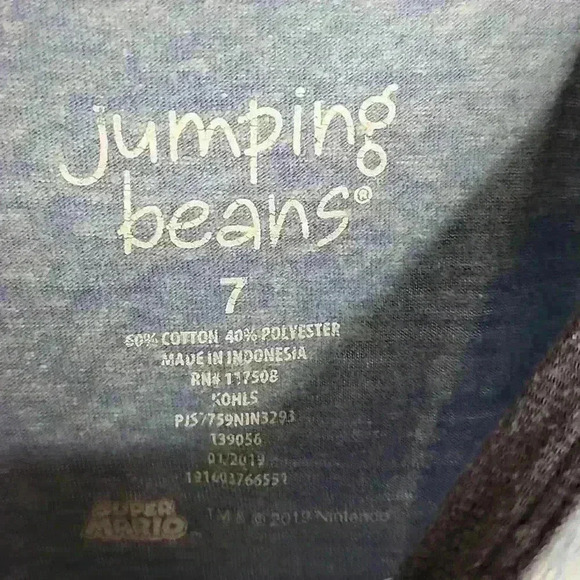 Super Mario blue t shirt - Picture 2 of 2